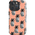 Bouffants and Broken Hearts Gray Scale Pineapple iPhone 16 Pro Magsafe Impact Case